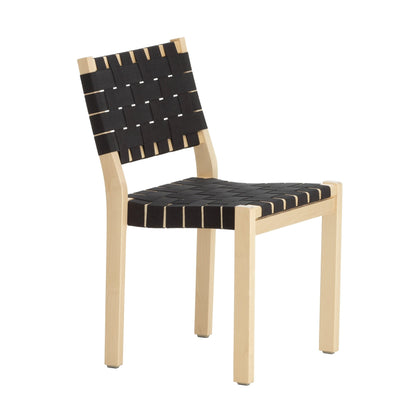 Artek Chair 611 — birch/black