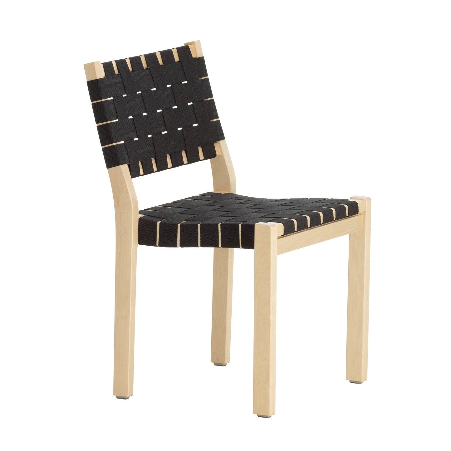 Artek Chair 611 — birch/black