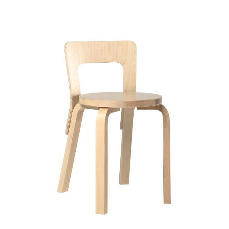 65 - Wooden chair.