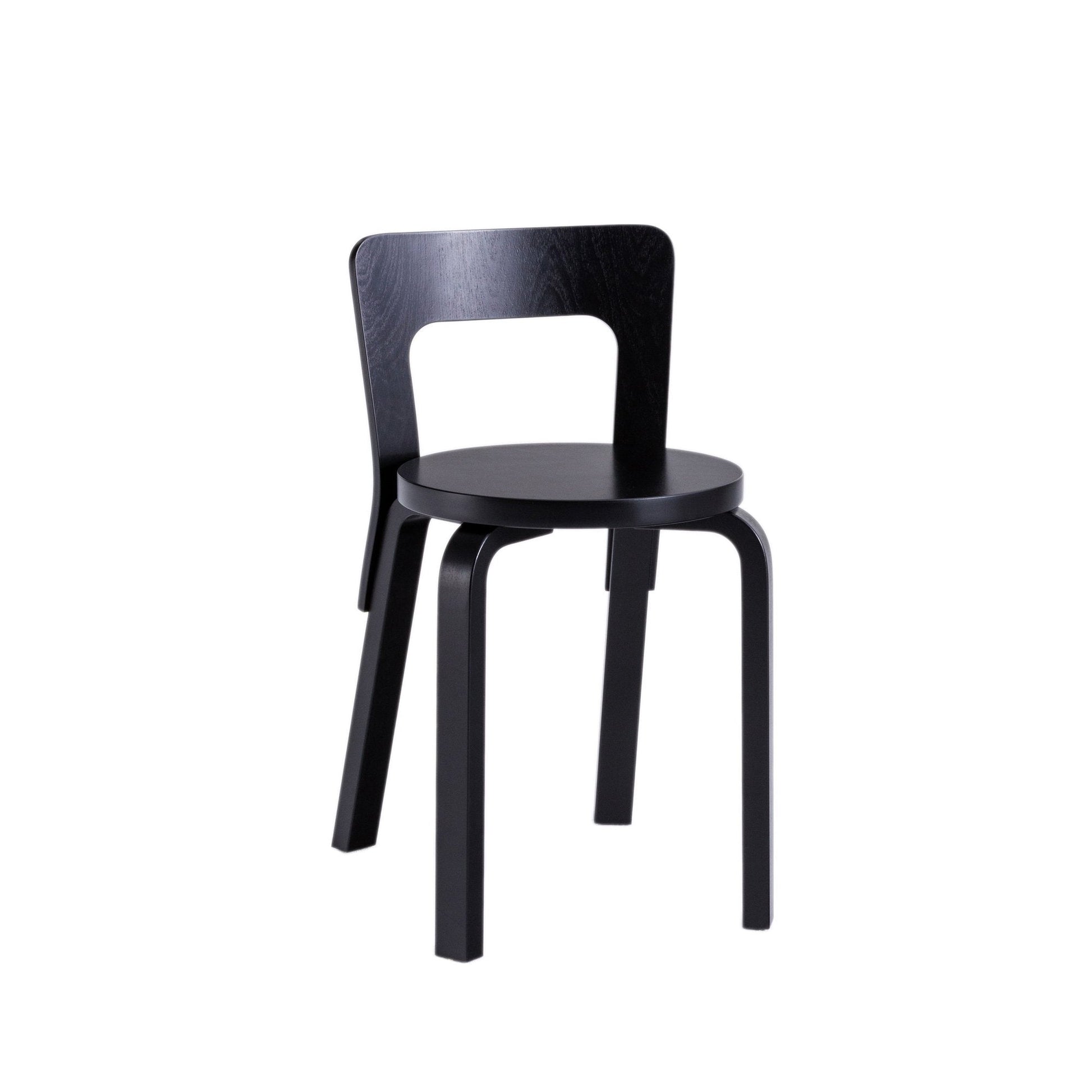 Artek Chair 65 — black lacquered