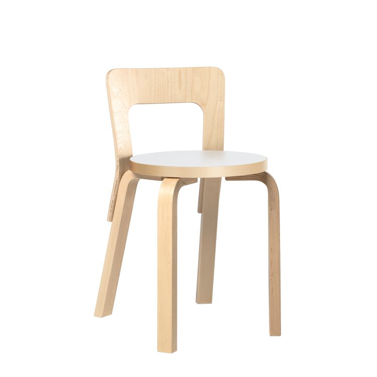 65 - Wooden chair.