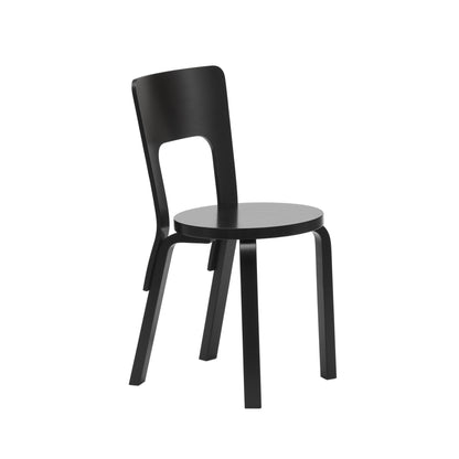 Artek Chair 66 — black lacquered