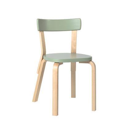 Artek Chair 69 — birch/lacquered green