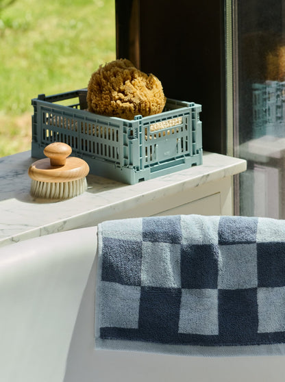 Colour Crate Mini, recycled plastic, 2 pcs, dusty blue