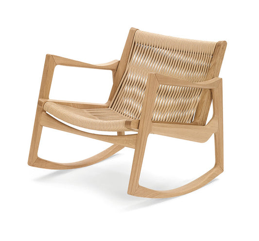 EUVIRA - Rocking armchair with armrests (Request Info).