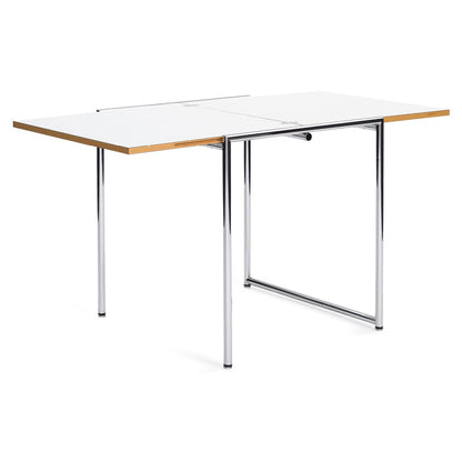 JEAN - Rectangular drop-leaf HPL table.