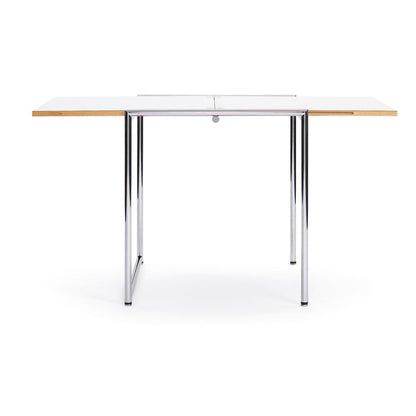 JEAN - Rectangular drop-leaf HPL table.