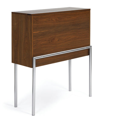 ORCUS HOME DESK - Steel and wood secretary desk with flap doors (Request Info).