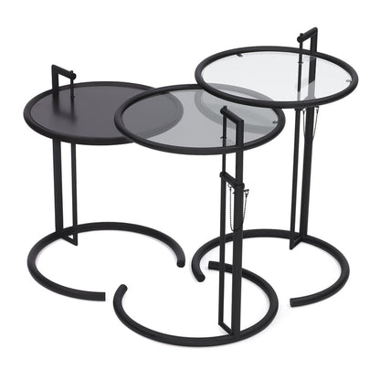 ADJUSTABLE TABLE E 1027 - Height-adjustable side table.