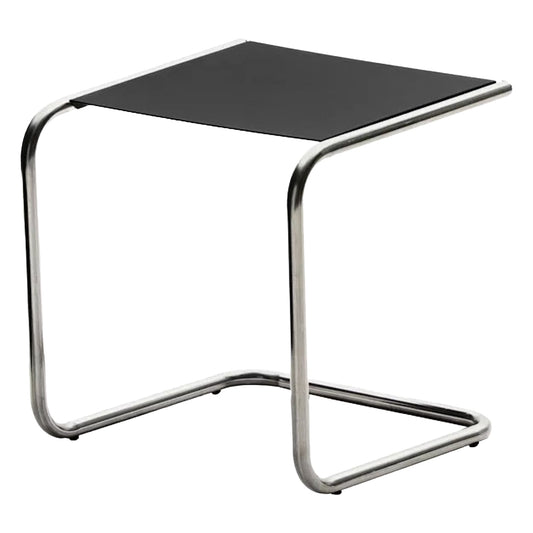 Club Outdoor sidetable, chrome - black