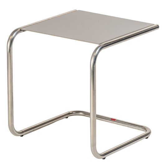 Club Outdoor side table, chrome - cappuccino