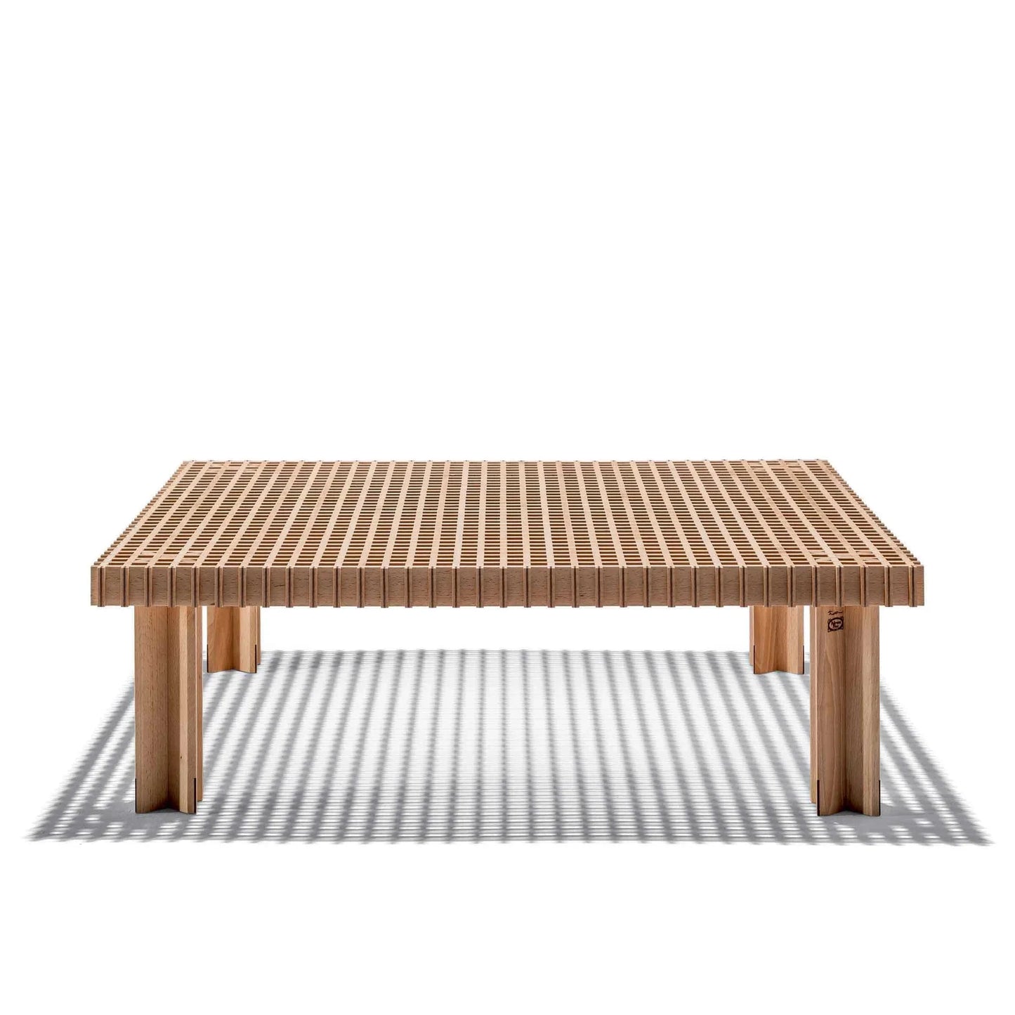 KYOTO - Square solid wood coffee table.