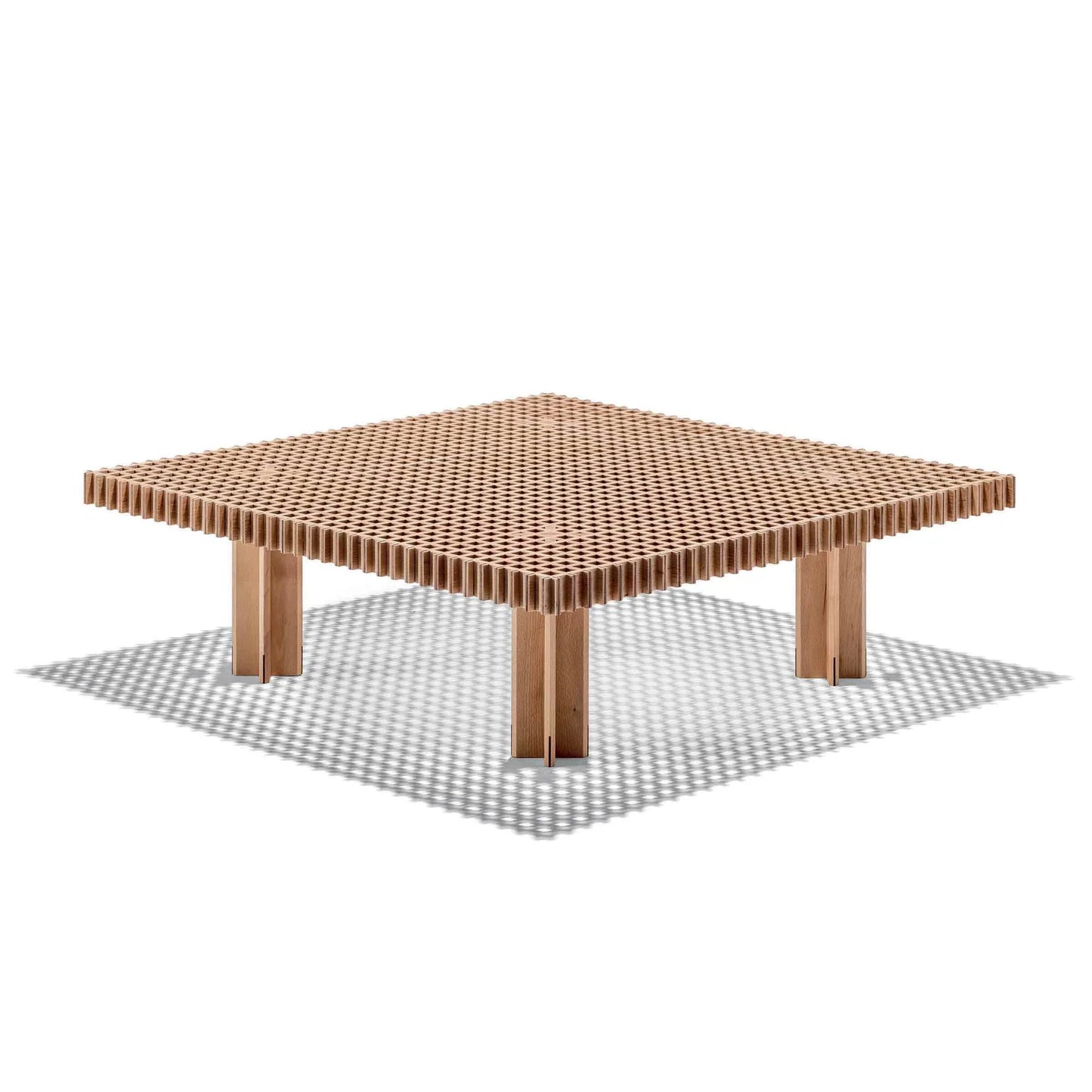 KYOTO - Square solid wood coffee table.