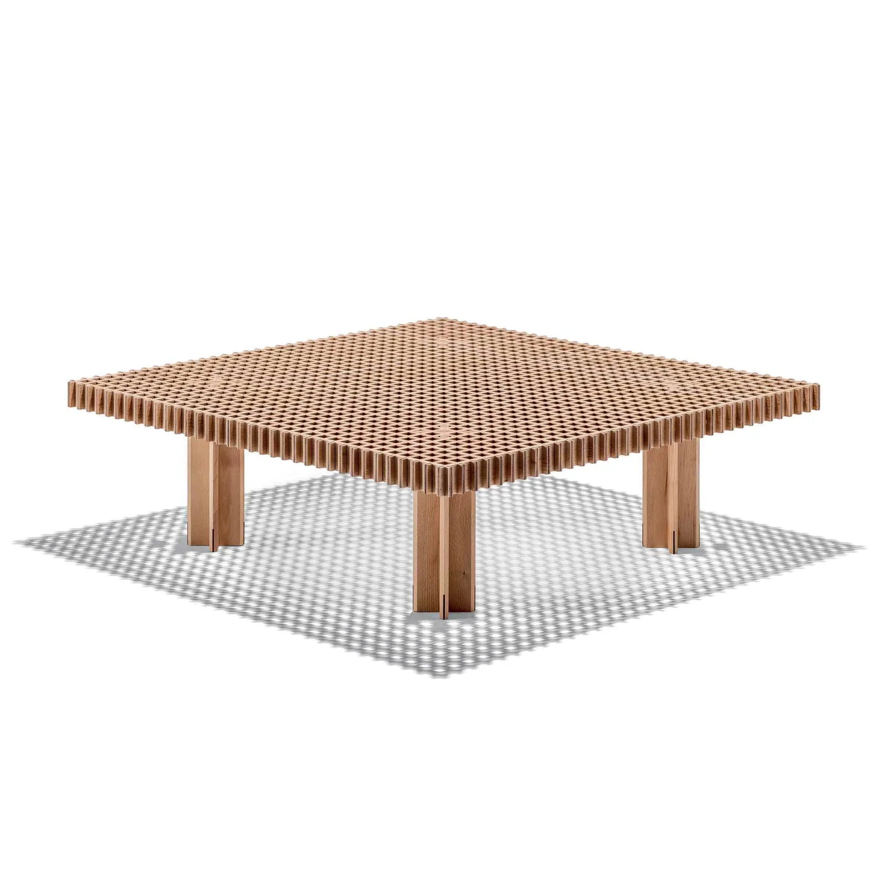 KYOTO - Square solid wood coffee table.