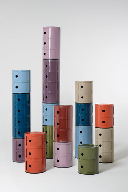 Componibili storage unit, 3 modules, sky blue