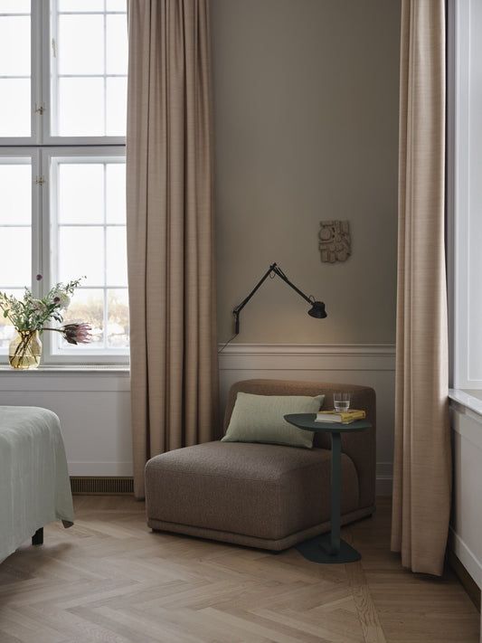 Relate side table, h. 60,5 cm, dark green