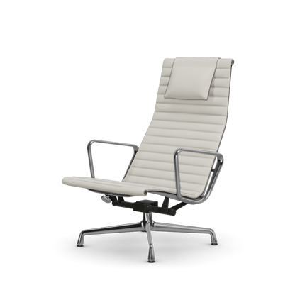 Aluminium Chair EA 124 – Lounge (Cover material - Fabric Leather)
