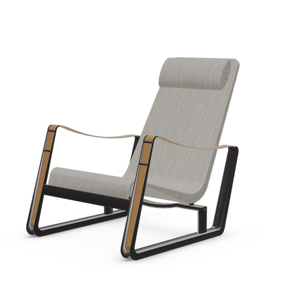 Cite Lounge Chair (deep black powder-coated (smooth)) by Vitra