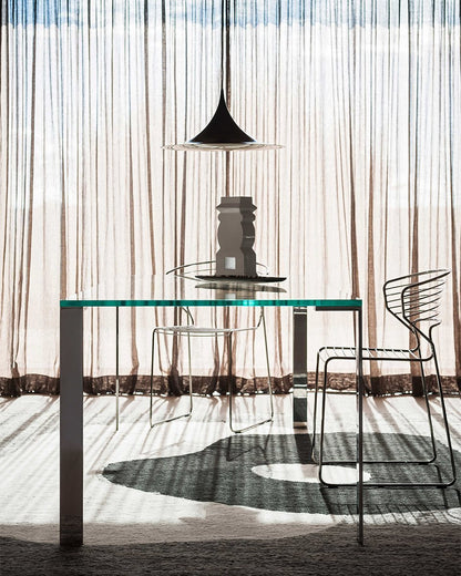 KOKI WIRE - Sled base steel chair