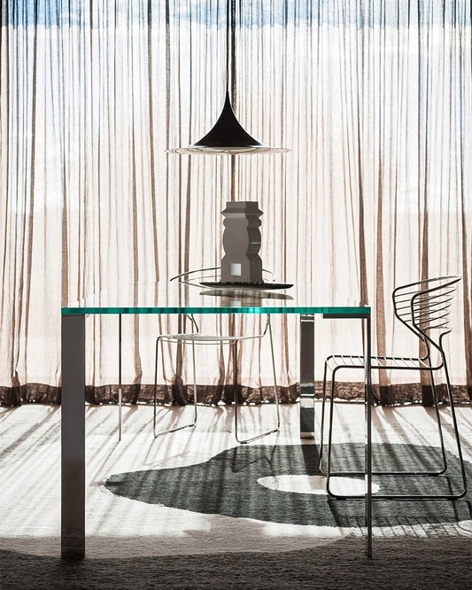 KOKI WIRE - Sled base steel chair