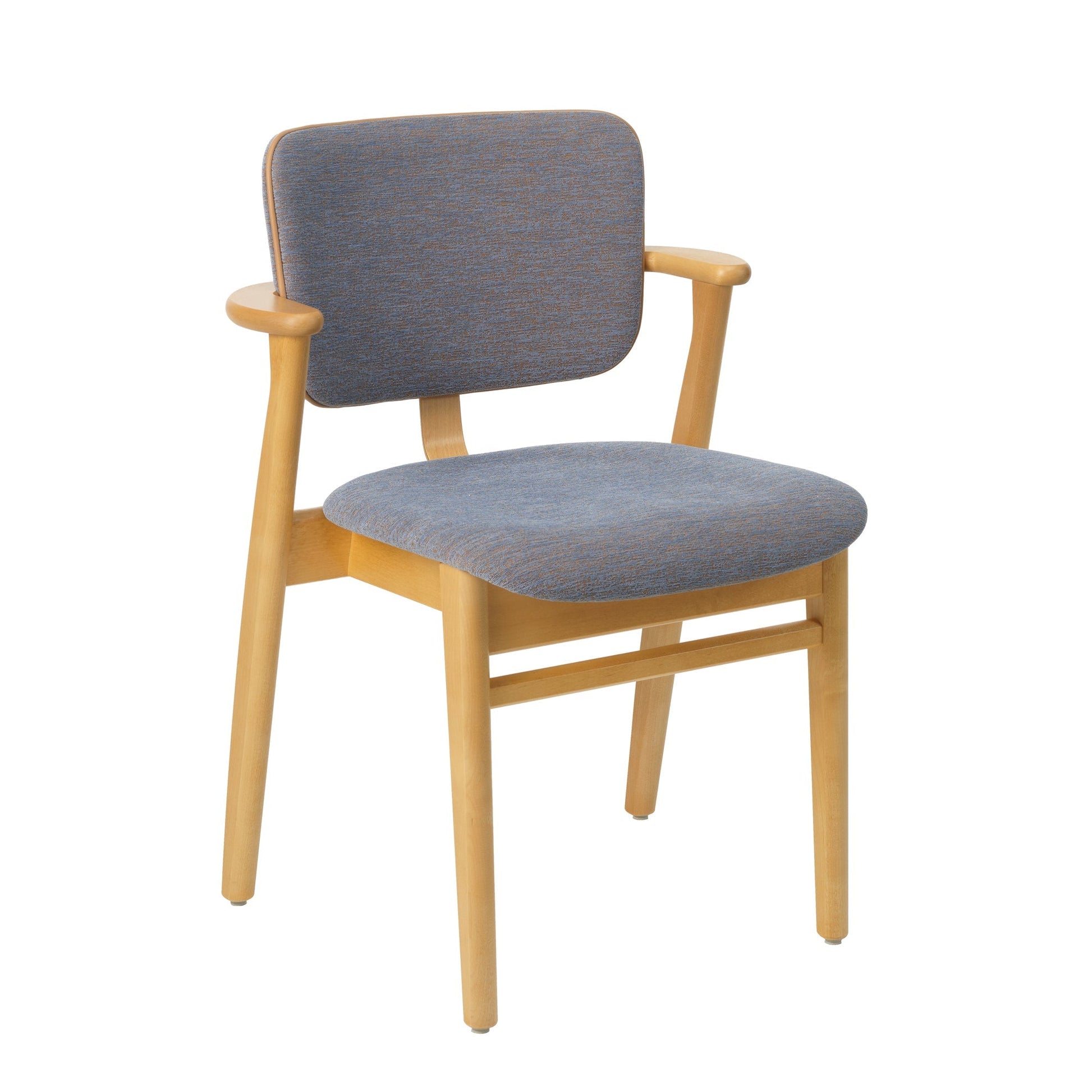 Artek Domus Chair, seat and back upholstered — honey stained/Wow RE 4441/p. Nougat