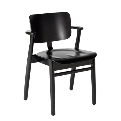 Artek Domus Chair — black stained
