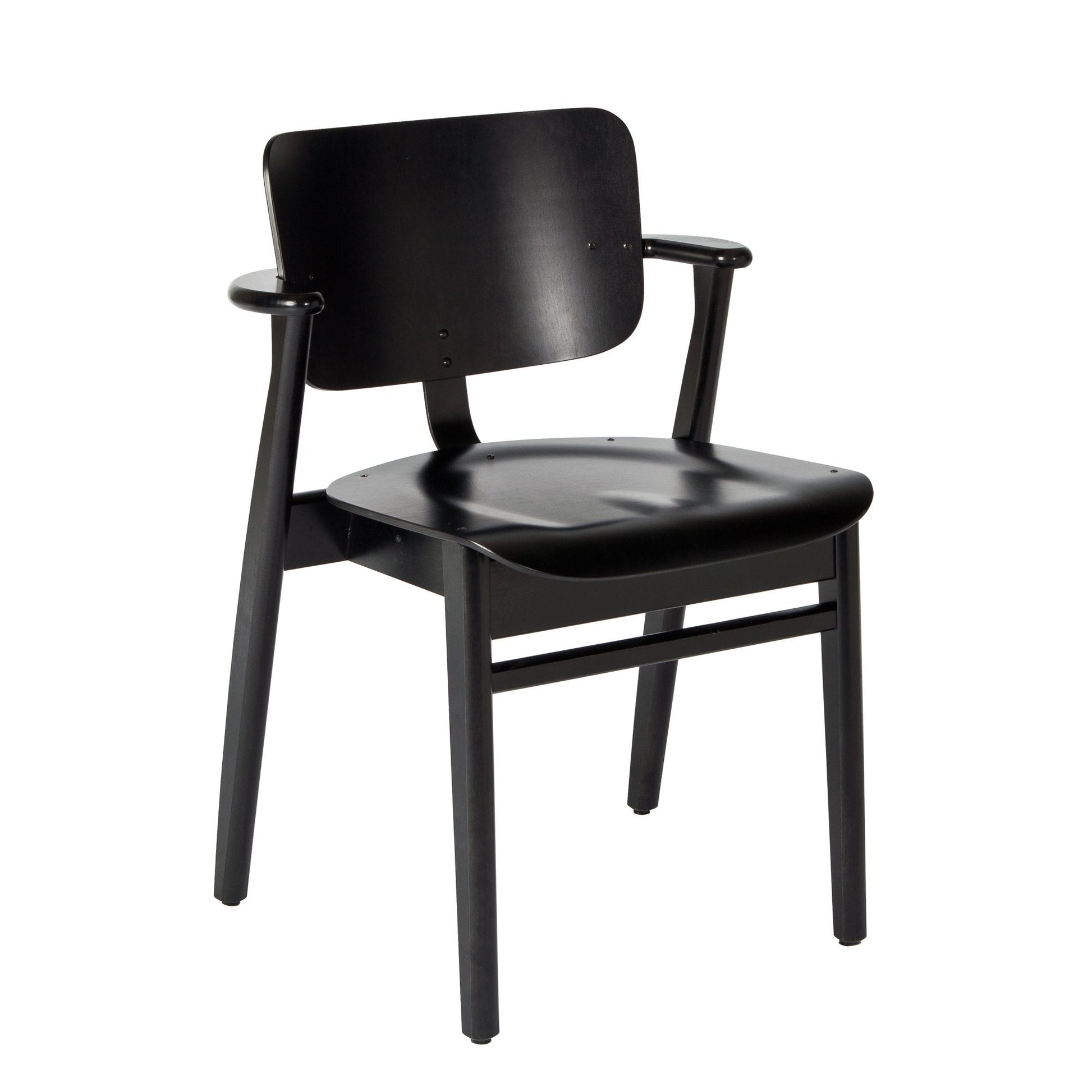 Artek Domus Chair — black stained