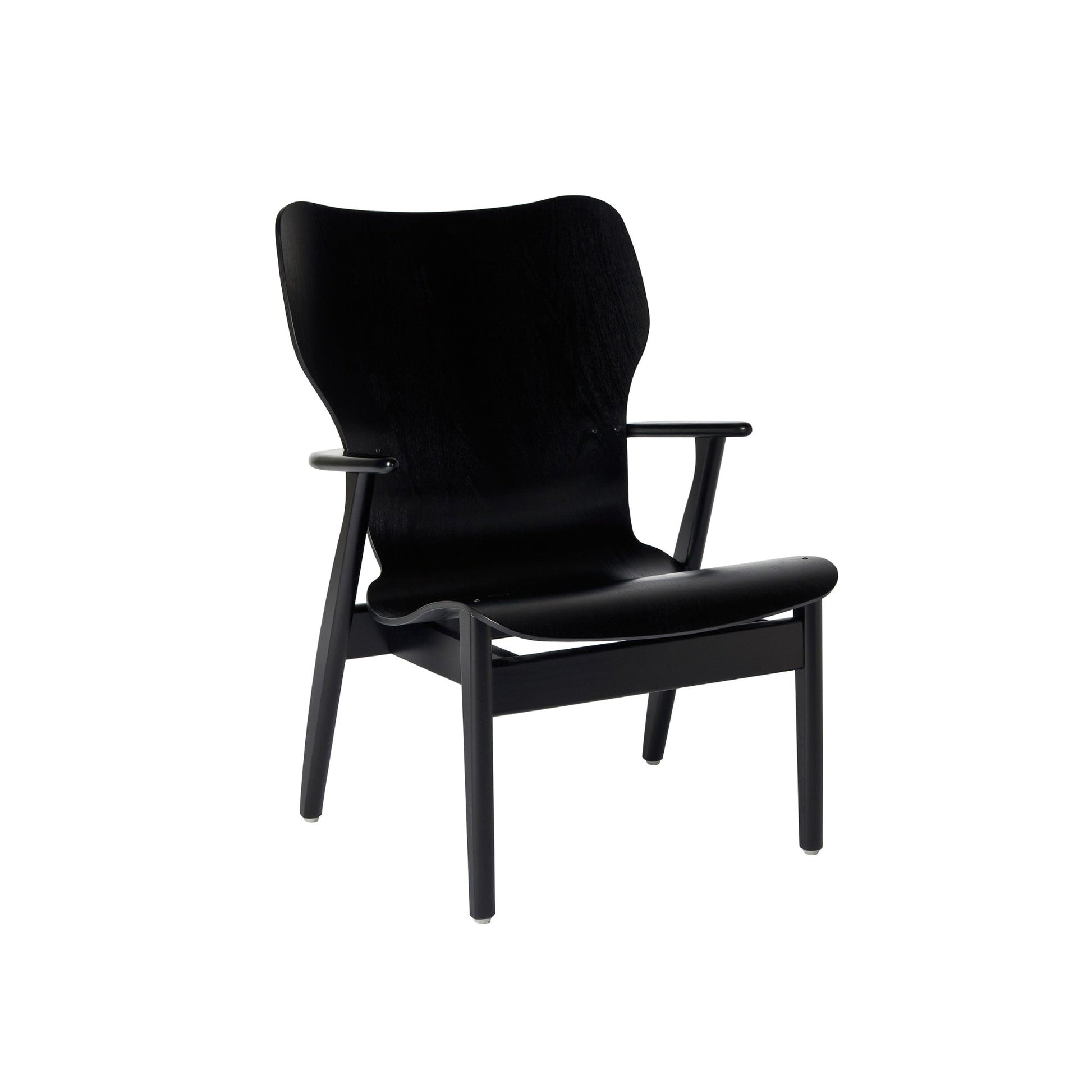Artek Domus Lounge Chair — black lacquered