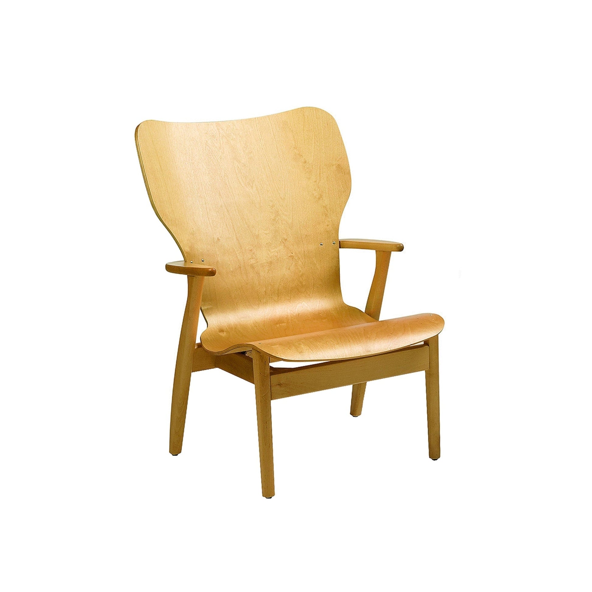 Artek Domus Lounge Chair — honey stained