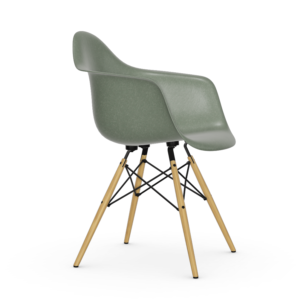 Eames Fiberglass Armchair DAW (without upholstery).