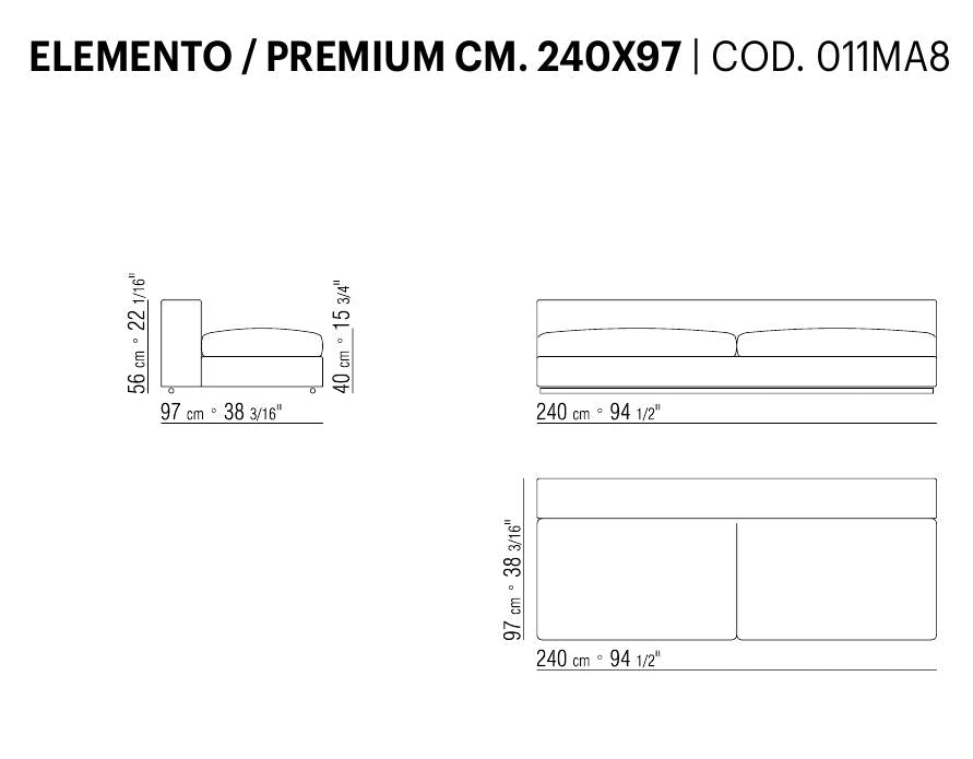 [Spareparts] GROUNDPIECE Sectional Sofas' replacement cover