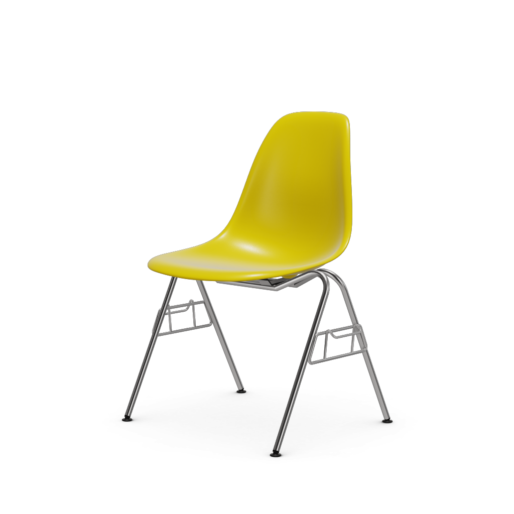 Eames Plastic Side Chair DSS (without upholstery).