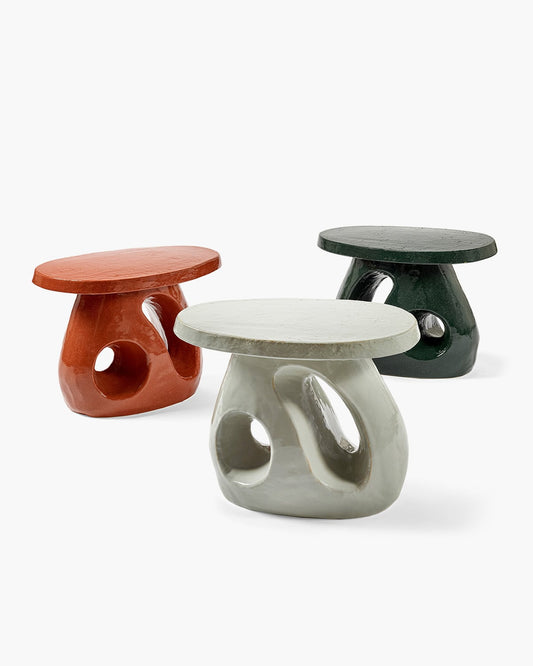 Amé side table 10, dark green