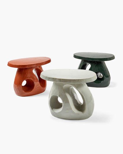 Amé side table 10, rust
