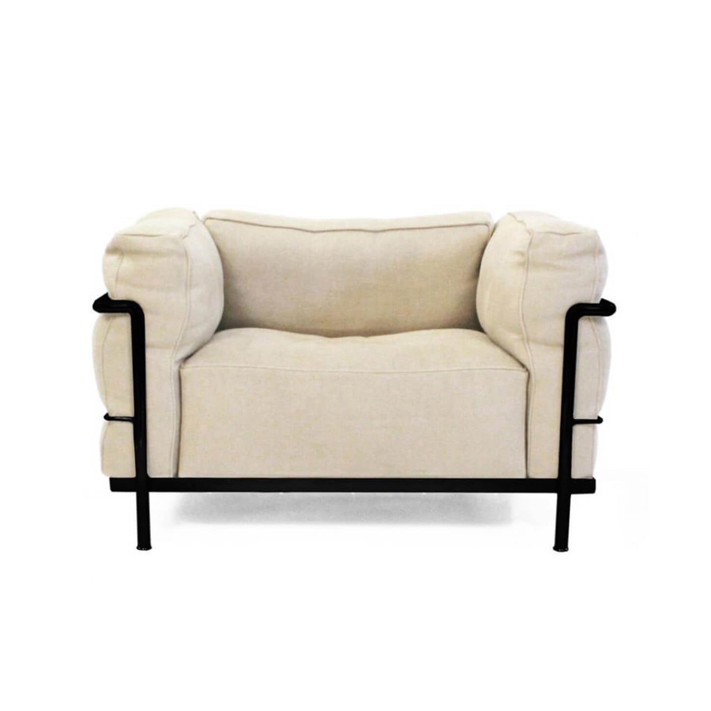 LC3 - Fabric armchair.