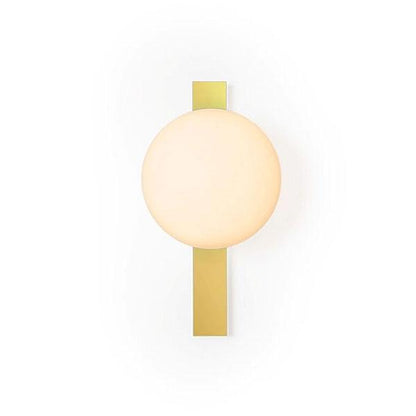 Estiluz Circ Wall Lamp with Plate Gold