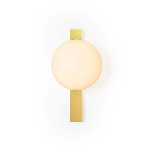 Estiluz Circ Wall Lamp with Plate Gold