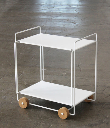 Tampere serving trolley, white
