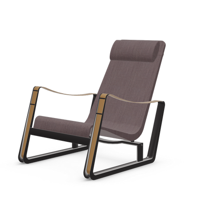 Cite Lounge Chair (deep black powder-coated (smooth)) by Vitra