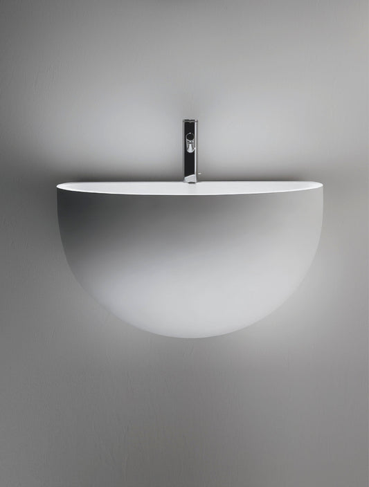 WAVE - Rectangular wall-mounted washbasin by Falper