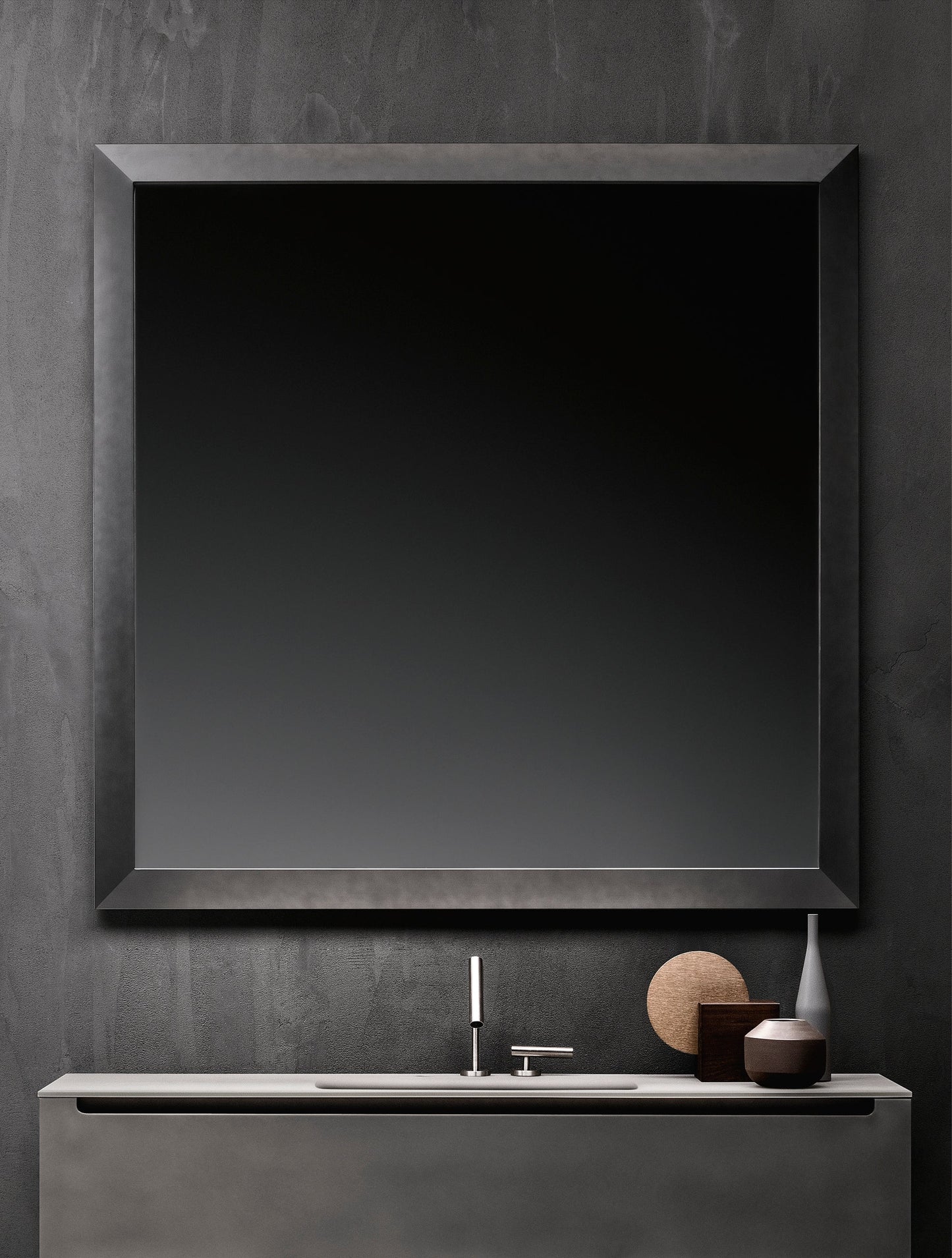 MA - Freestanding Solid Wood Mirror by Falper