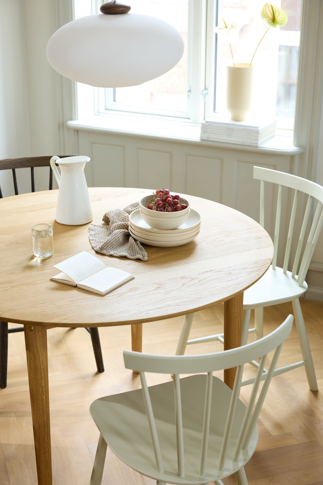 C62 Bjørk dining table, 115 cm, oiled oak