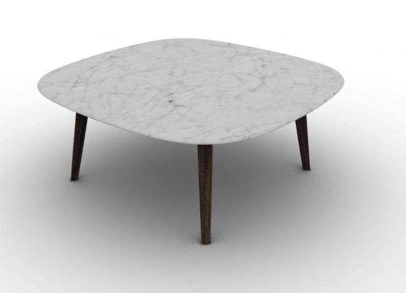 FIORILE - Square ash coffee table.