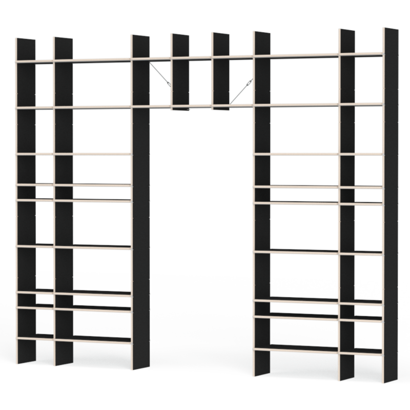 FNP Example 4 universal shelving system by Nis Holger Moorman