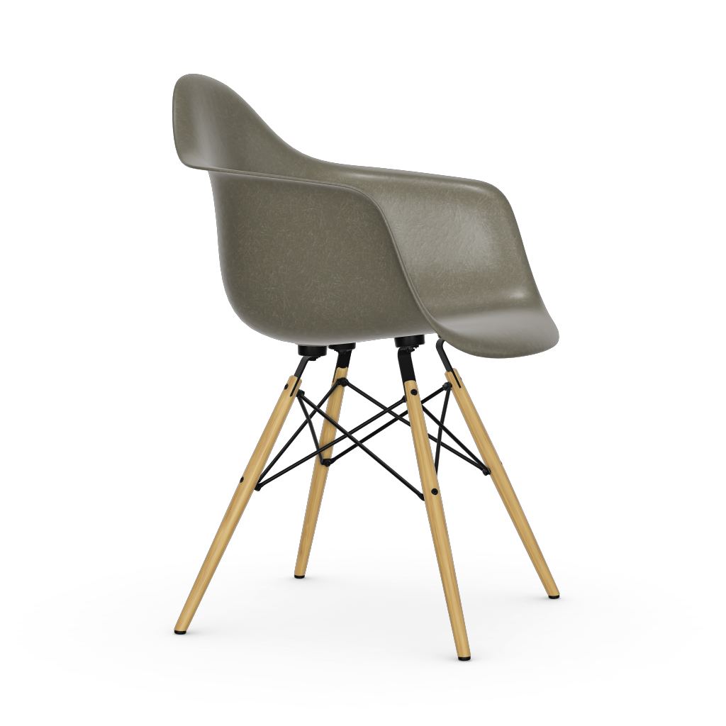 Eames Fiberglass Armchair DAW (without upholstery).