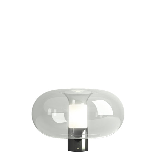 FONTANELLA - Blown glass and metal table lamp
