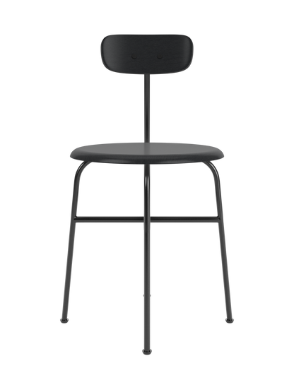 Afteroom Dining Chair, Black Base, Veneer Seat and Back