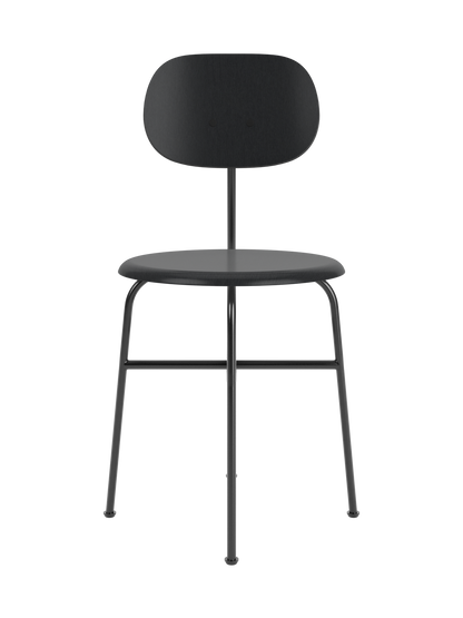 AFTEROOM DINING CHAIR PLUS, BLACK BASE, VENEER SEAT AND BACK