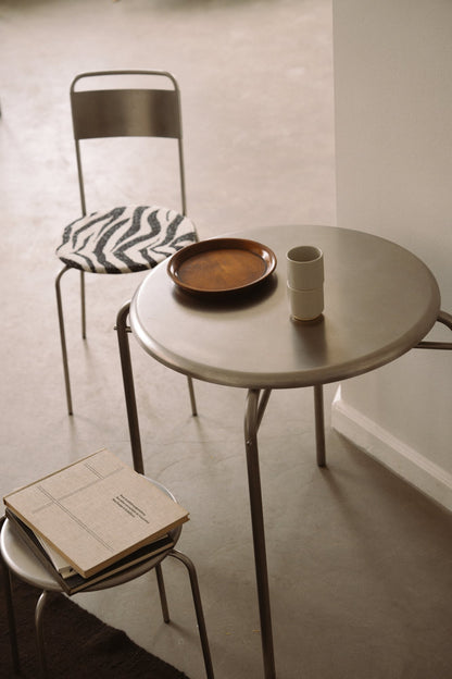 Petit Rond table, 65 cm, stainless steel