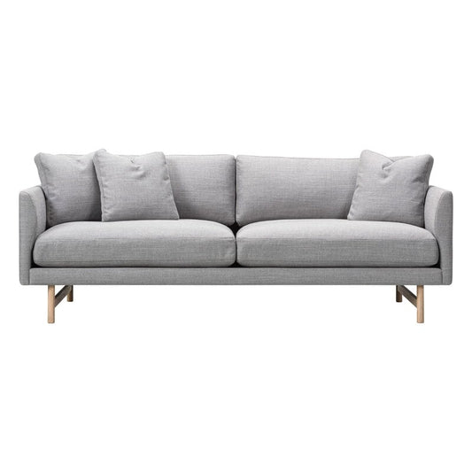 Calmo sofa 95 by Fredericia #2-seater, lacquered oak - Sunniva 242 #